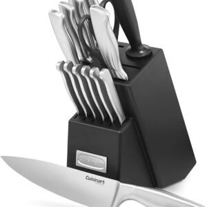 Cuisinart-Stainless-Steel-Hollow-Handle-15-Piece-Cutlery-Block-Set