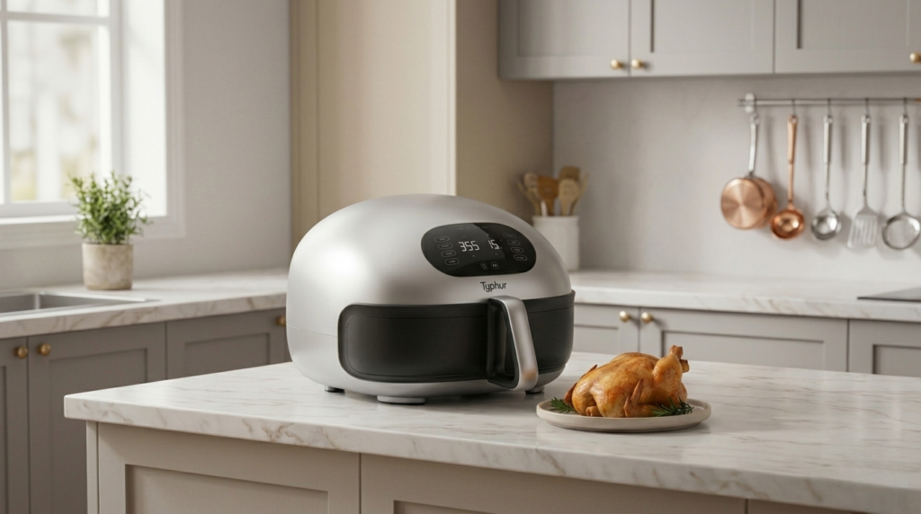 Typhur Dome 2 AI Smart Air Fryer on a modern kitchen counter