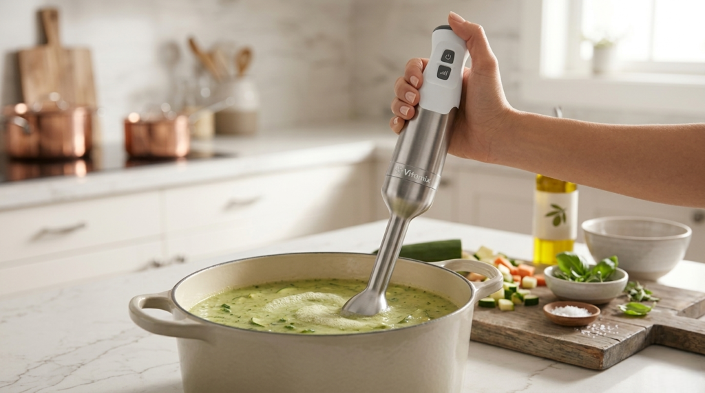 Vitamix 5-Speed immersion blender in kitchen