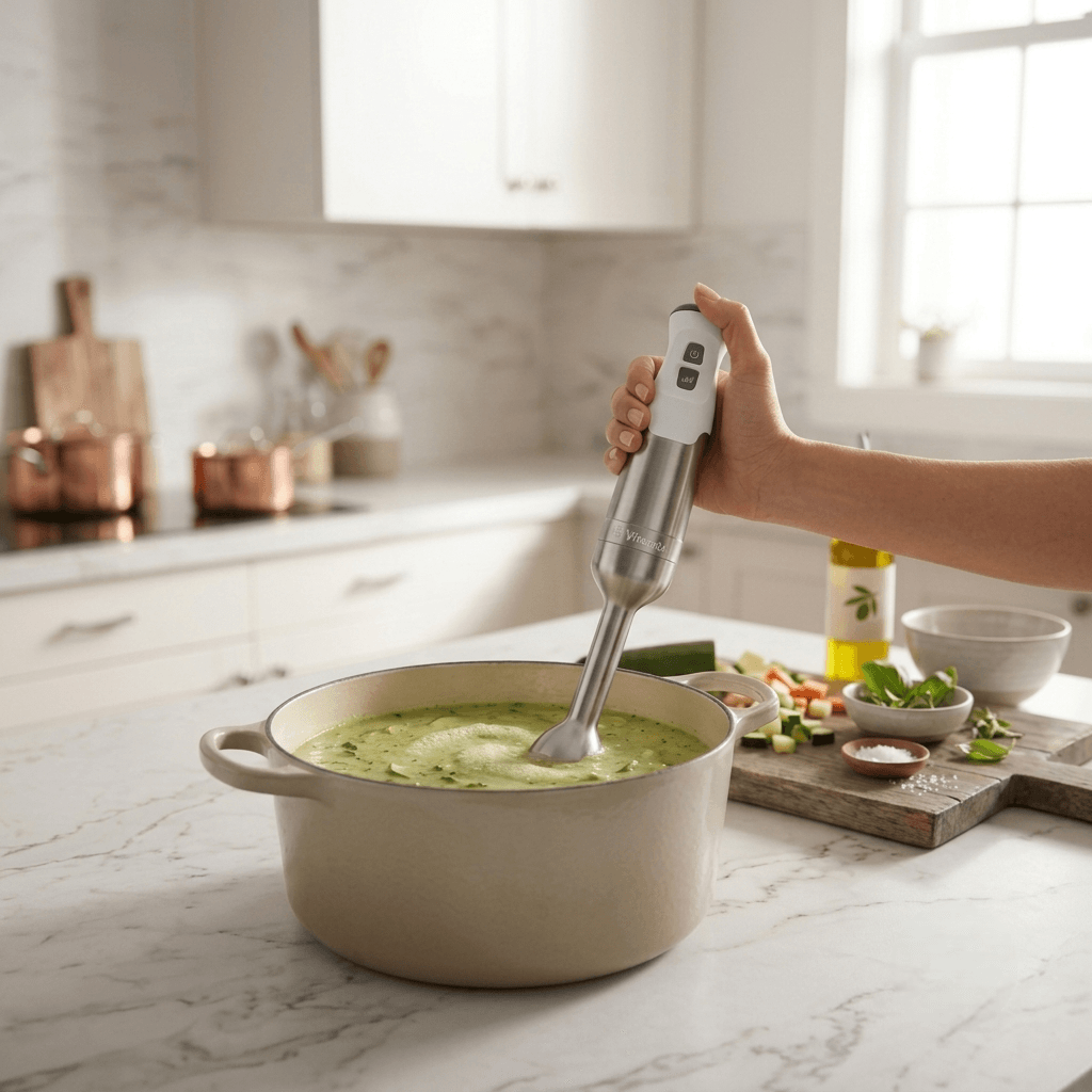 Vitamix 5-Speed immersion blender in kitchen