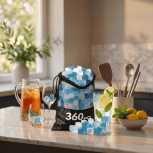 360 pack reusable BPA-free ice cubes for smoothies and cold drinks