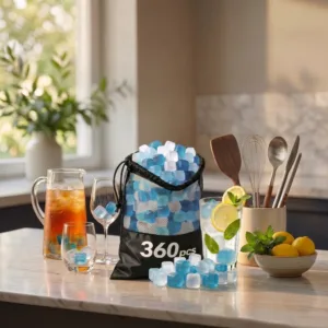 360 pack reusable BPA-free ice cubes for smoothies and cold drinks