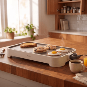 Martha Stewart griddle making a simple weekday family breakfast making a simple weekday family breakfast